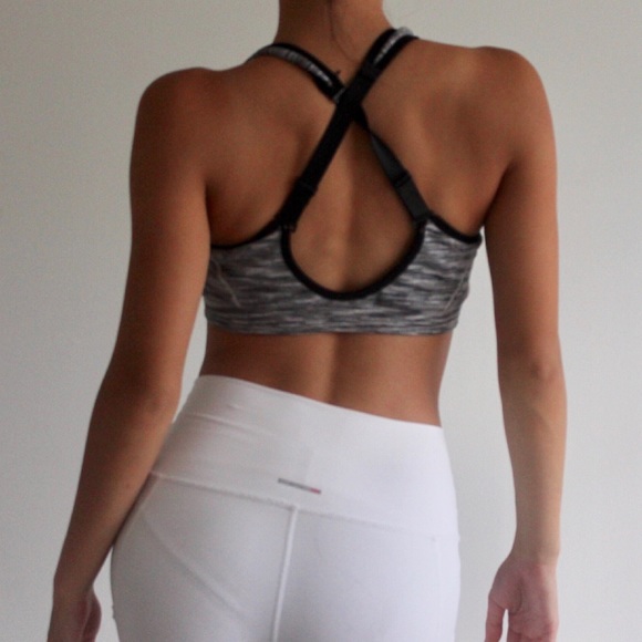 Black and Grey Sports Bra - Picture 3 of 3
